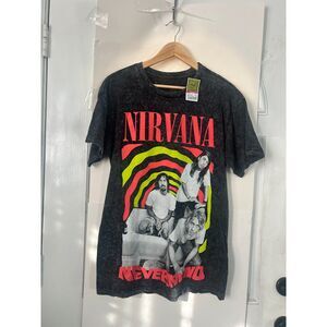 Womens Junior New Nirvana T-shirt Size Large